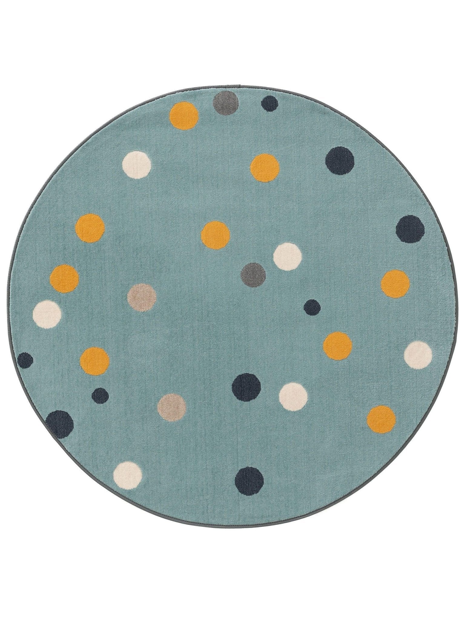 Lytte Teppich 120 cm round Kinderteppich Juno Multicolor/Blau