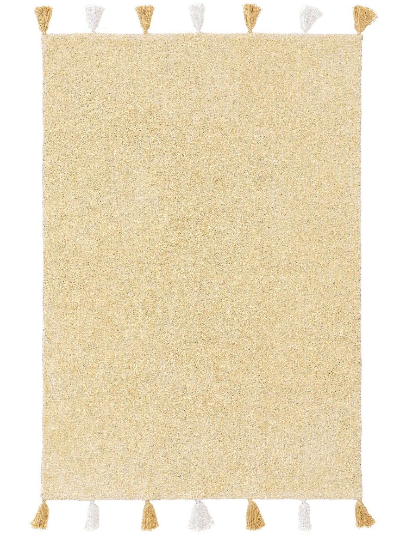 Lytte Teppich Gelb / 120x170 cm Waschbarer Kinderteppich Malu