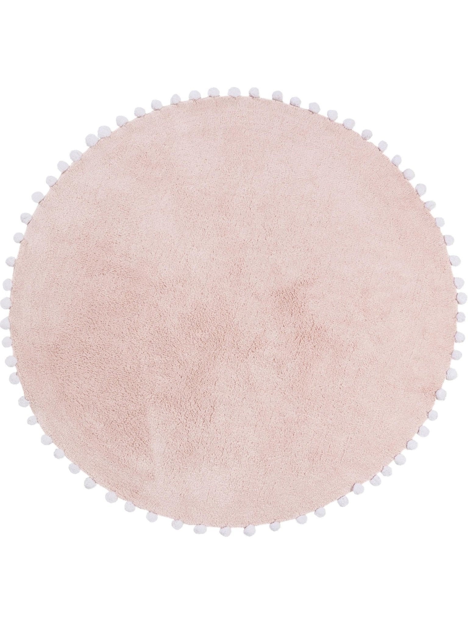 Lytte Teppich Rose / 120 cm round Waschbarer Kinderteppich Tilda