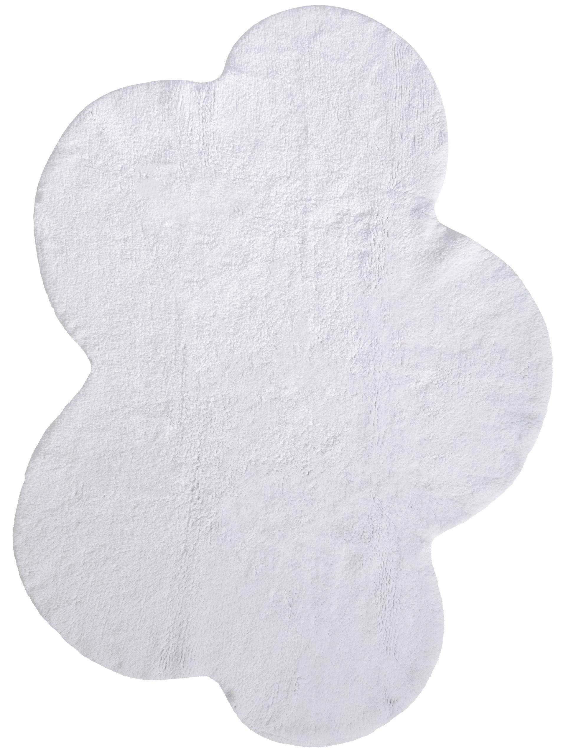 Lytte Teppich Weiß / 120x160 cm Waschbarer Kinderteppich Bambini